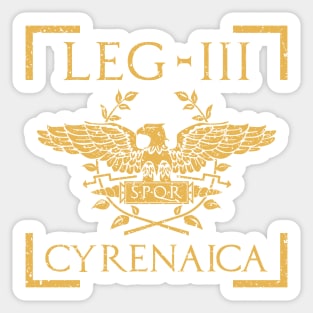 Legio III Cyrenaica SPQR Roman Legion Sticker